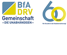 Logo BfA DRV 60 Jahre